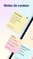 Bloc-Notes, Notes En Couleur Affiche