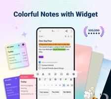 Color Notes, Notebook, Notepad plakat