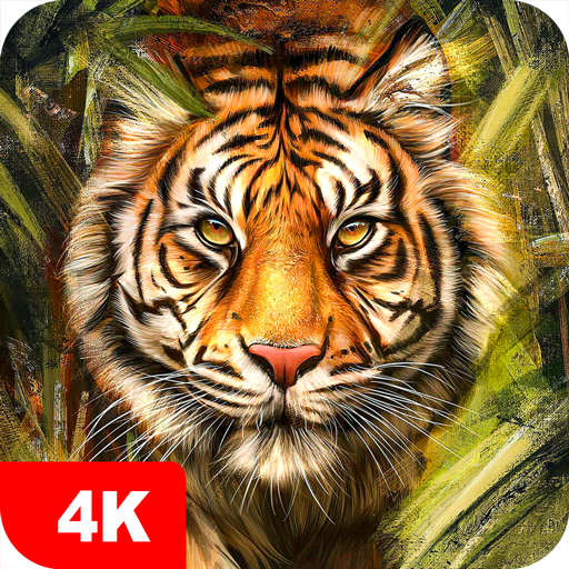 Papéis de parede com tigres 4K