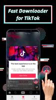 TikTok Video Downloader - TikSaver, No Watermark poster