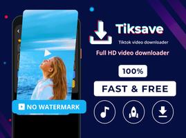 Tiktok Lite Video Downloader Affiche