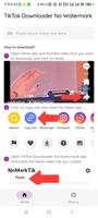 TikTok Downloader No Watermark الملصق