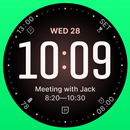 Mahogany Digital Watch Face APK