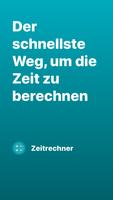 Zeit- und Stundenrechner Plakat
