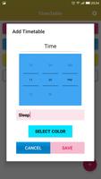 TimeTable (Simple) - Notification, Alarm & Widget screenshot 2