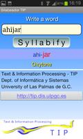 Syllabifier TIP. Separate syllables in Spanish poster
