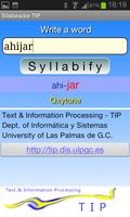 Syllabifier TIP. Separate syllables in Spanish โปสเตอร์