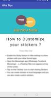 Tips for Hike StickerChat screenshot 1