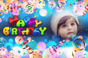 Birthday Photo Frame постер