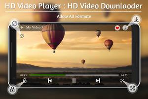HD Video Player & Video Downloader اسکرین شاٹ 1