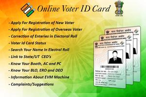 Voter ID card Services - Voter List Online 2018 poster