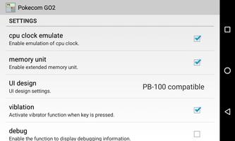 2 Schermata PokecomGO - CASIO PB Simulator