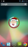 Santa Clock Widget Poster