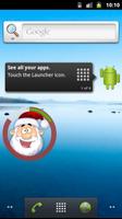 Santa Clock Widget ภาพหน้าจอ 1