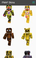 Skins from FNaF for Minecraft PE poster