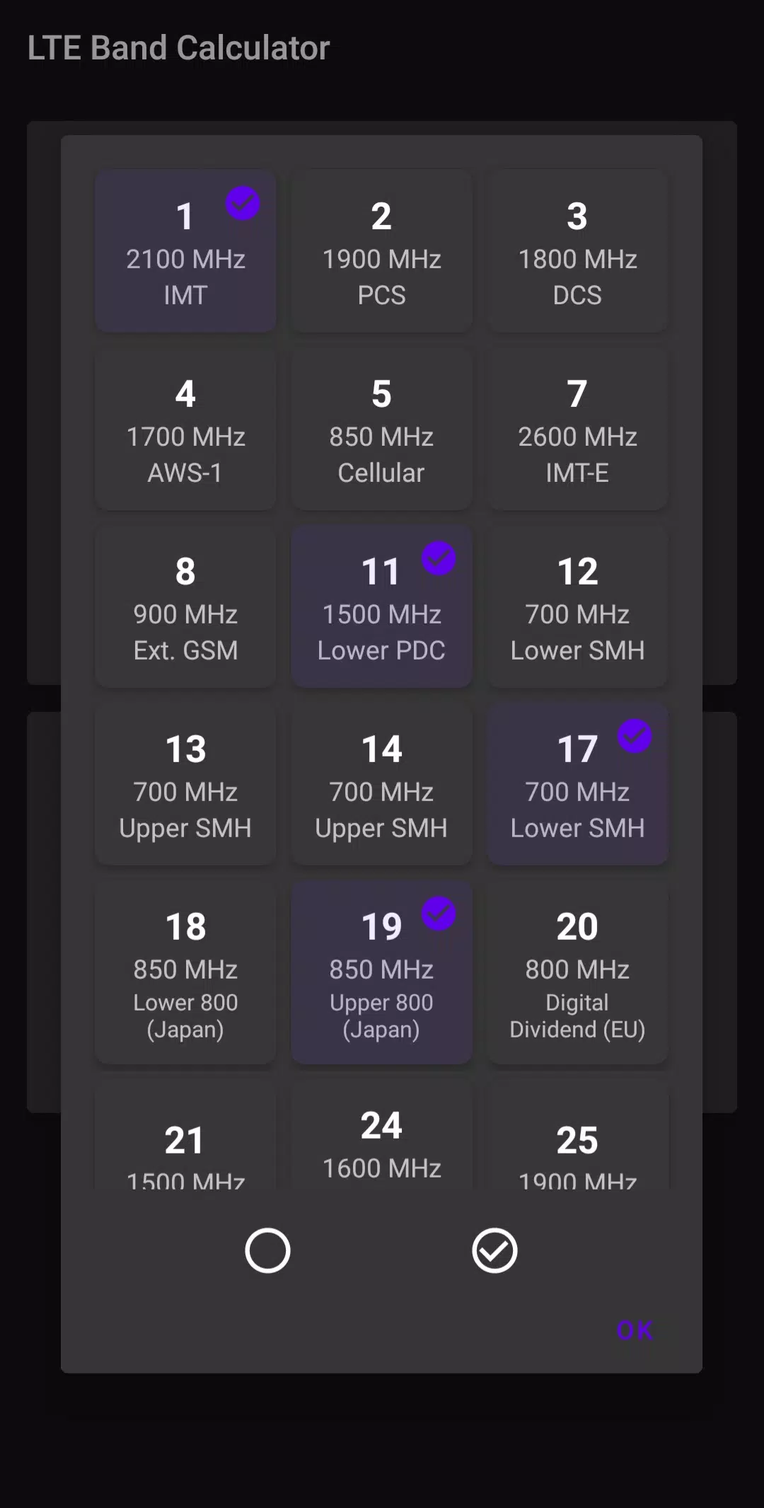 LTE Band (NV) Calculator for Q APK for Android Download