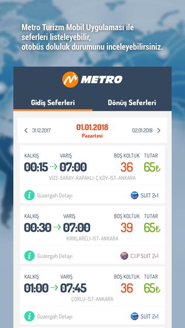 Metroturizm Online Ticket Sale For Android Apk Download