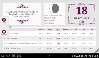 Diyanet Takvimi Affiche