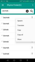 Rhyme Finder(tr) capture d'écran 2