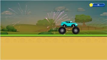 2 Schermata Crazy Trucks Racing- Funny Kids Game 2019