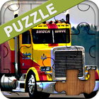 Trucks jigsaw puzzles آئیکن