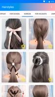 Easy hairstyles step by step screenshot 1
