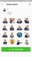 ملصقات ترامب لل WhatsApp: WAStickerApps تصوير الشاشة 1