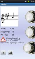 Trumpet Fingering Trainer Affiche