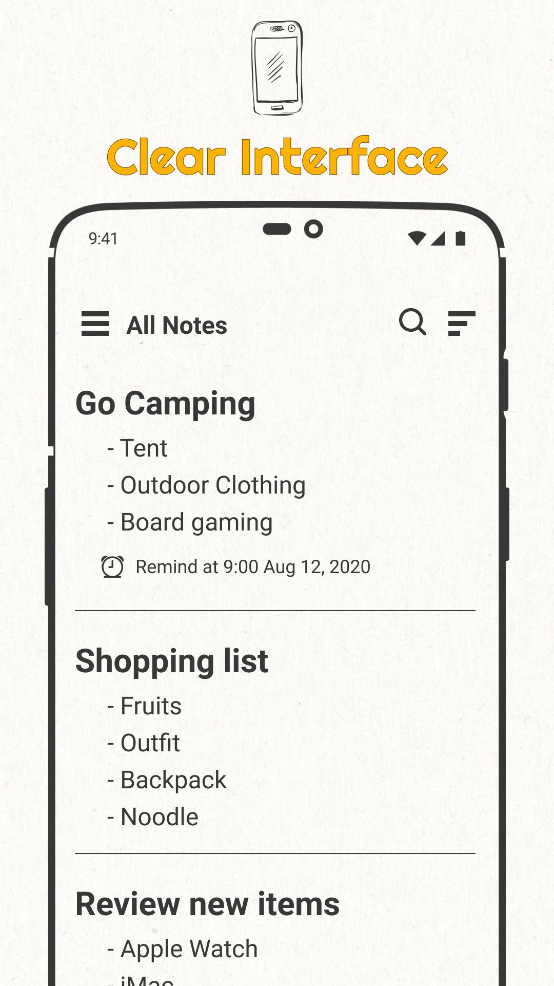 Notes приложение Notes приложение