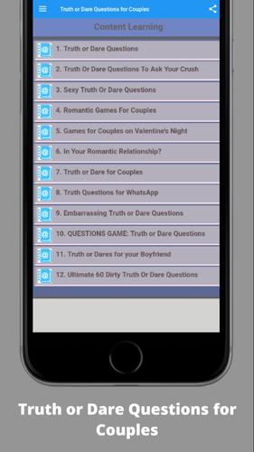 Truth or Dare Questions for Couples APK pour Android Télécharger