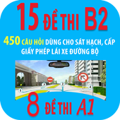 Ôn thi GPLX - 15 đề - 450 câu+GPLX A1-8 đề-160 câu ไอคอน