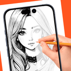 Trace and Draw Sketch Drawing biểu tượng