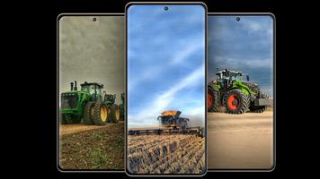 Tractor Wallpaper Plakat