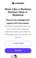 Leadpages الملصق