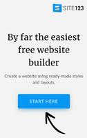 Site123 - Website Builder الملصق