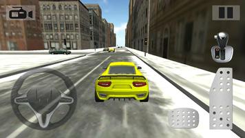 القيادة في حركة المرور 3D تصوير الشاشة 3