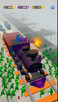 Train Defense: Зомби Игра постер