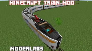 Train mod for minecraft poster