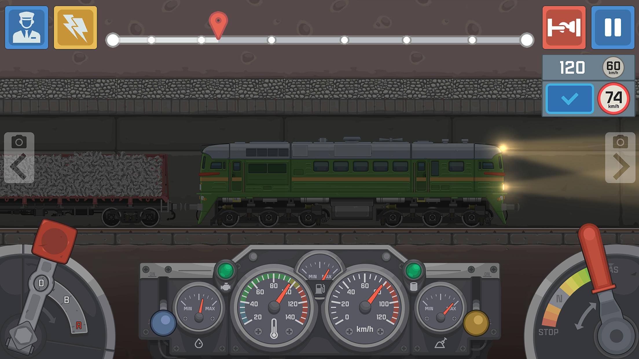 Train simulator игра 2d