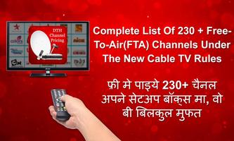 Free DTH Channel Selector, TRAI Channel Price List Affiche