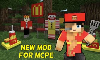 Addon de fast food  minecraft imagem de tela 2