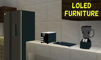 Loled Furniture Mods for Minec پوسٹر