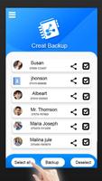 Easy Contacts Backup and share poster