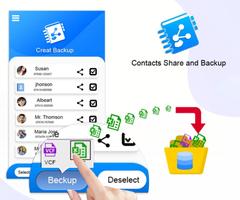 Easy Contacts Backup and share screenshot 1