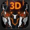 Futuristic 3D Tech Wallpaper