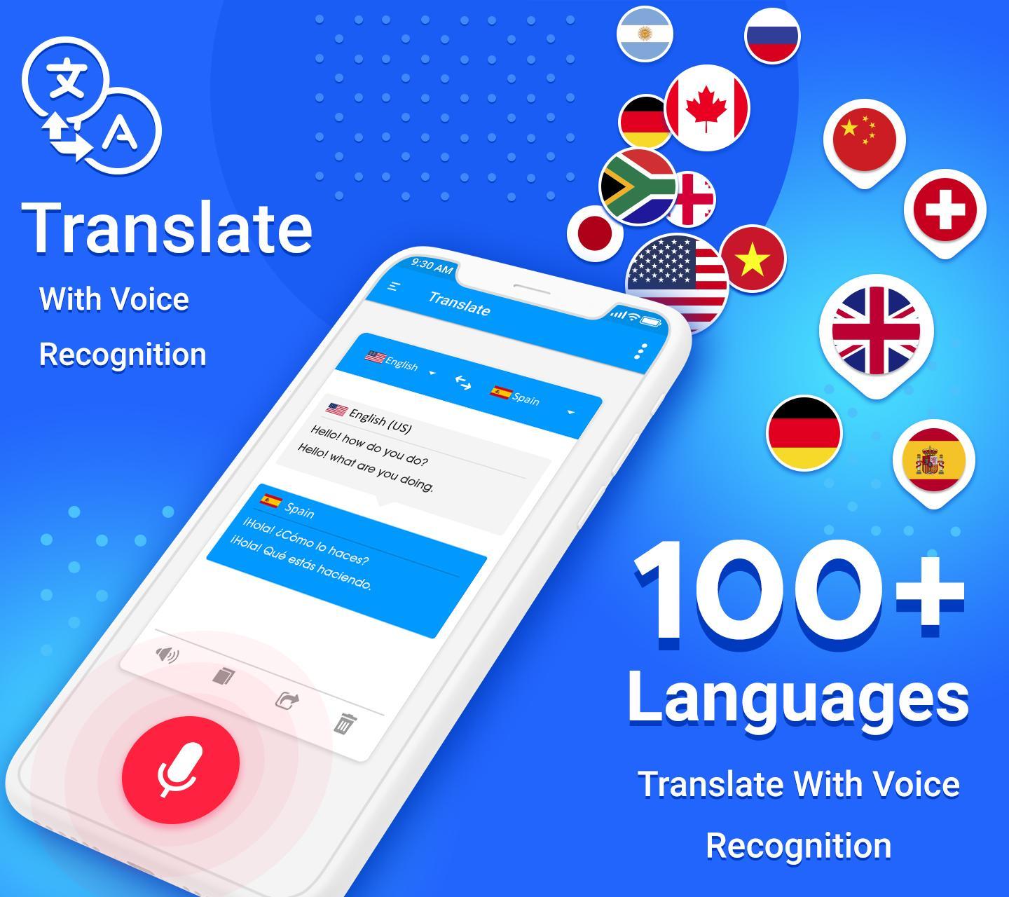 text to speech language translator