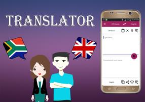 Afrikaans English Translator Affiche