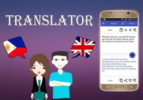 Filipino To English Translator captura de pantalla 1