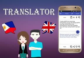 Filipino To English Translator syot layar 2