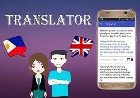 Filipino To English Translator captura de pantalla 3